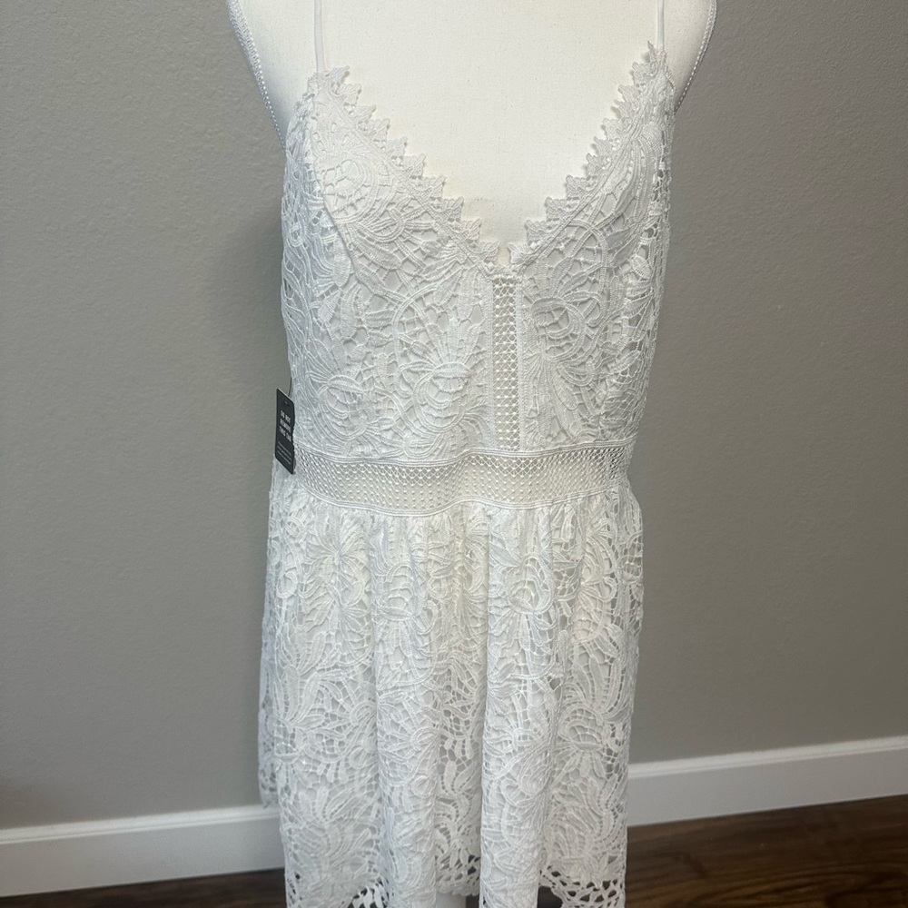Express White Lace Dress